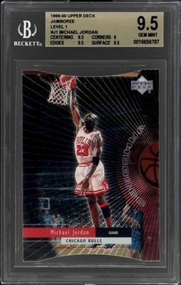 1999-00 Upper Deck Michael Jordan #J1 BGS 9.5 Jamboree Level 1 54/100 Basketball