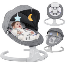 Baby Swing for Infants - APP Remote Bluetooth Control, 5 Speed Settings, 10 L...