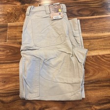 Carhartt Men's Carpenter Dungaree Pants Fit B151 , Size 34x32, Work Canvas