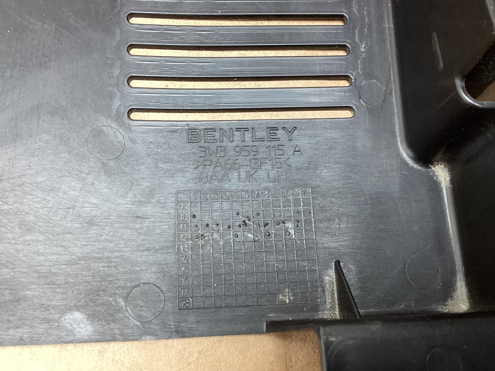 Bentley Continental GT 2013 Left Driver Seat Trim Panel Cover 11-18 ;:O
