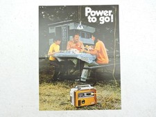 1971 Vintage Honda E400 Portable Generator Flyer Brochure B15235