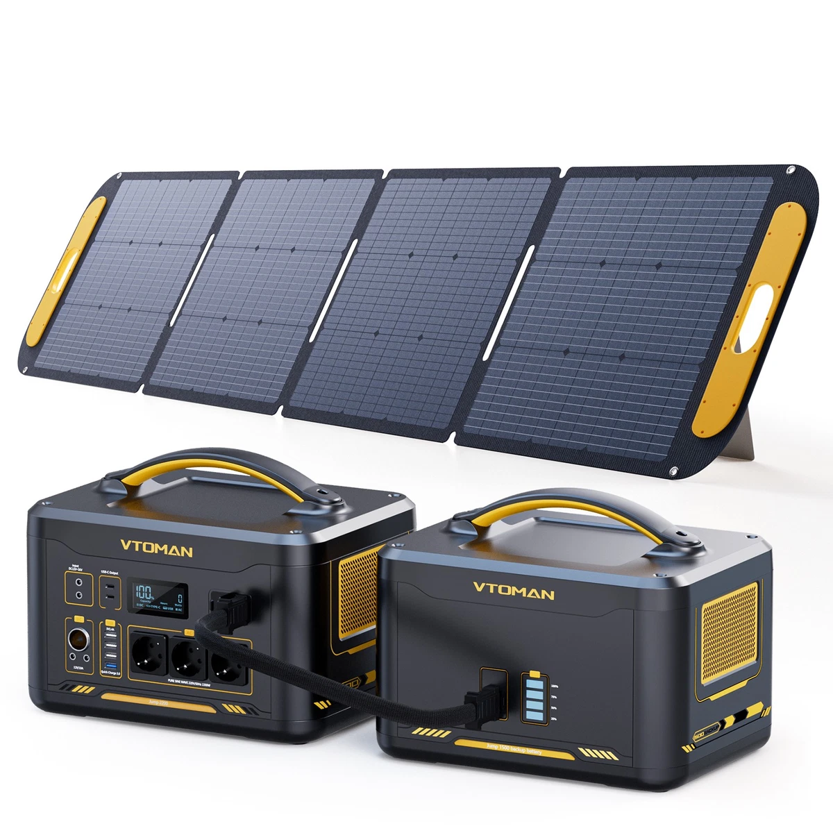 Kit Generatore Solare Portatile 6000 MAh Con Pannello Da 6W E 3 Lampadine LED – Sistema Di Illuminazione Di Emergenza Per Campeggio E Casa