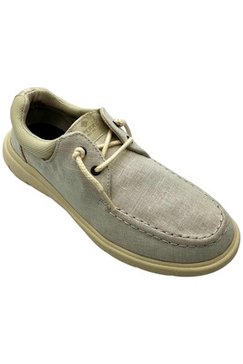 Sperry Women's Captain's Moc Boat Shoe Ivory Chambray