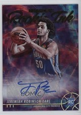 2021-22 Panini NBA Hoops Rookie Ink Hyper Gold Jeremiah Robinson-Earl Auto 07qd