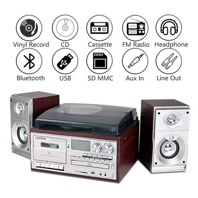 Lenco LS-480WD | Platenspeler met Ingebouwde Speakers