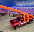 Hot Wheels Redline 1970 Aero Launcher Sky Show Fleetside Rose With Ramp