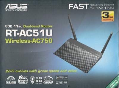ASUS RT-AC51U Dual-Band AC750 WLAN-Router