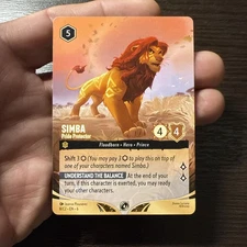 Disney Lorcana Simba Pride Protector Promo Card 8/C2 EN 6 Non Foil