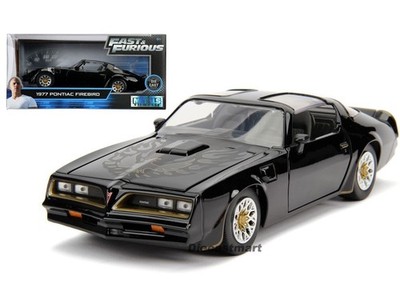 Fast & Furious Movie Tego's 1977 Pontiac Firebird By Jada 1:24 Black 30756 Model