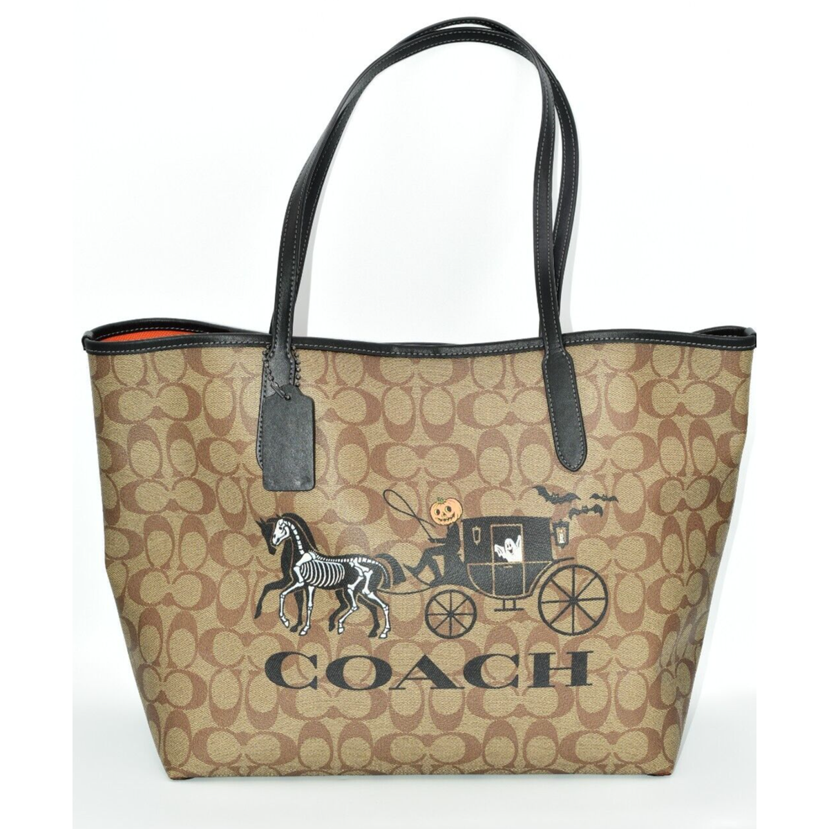 Coach Women's Halloween City Tote Bag - Khaki (CM756) for sale