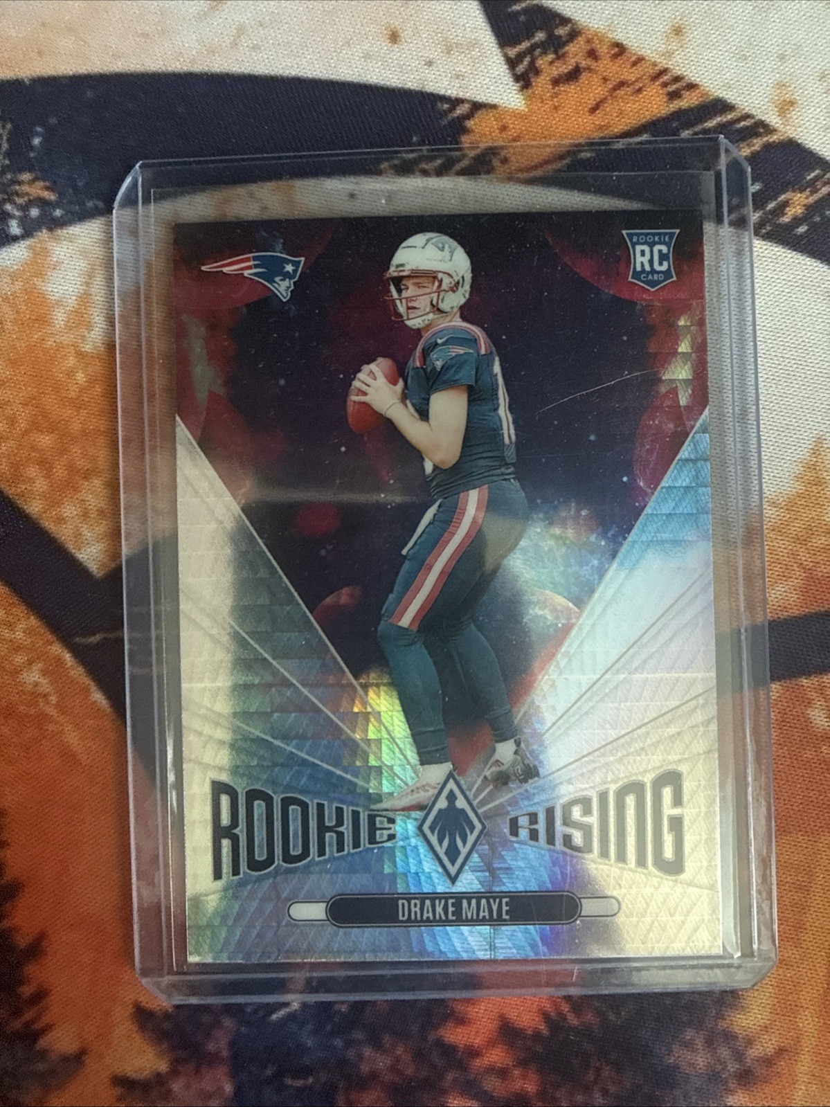 2024 Panini Phoenix - Rookie Rising Drake Maye #RR-DME Hyper (RC)