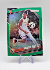 2025 Panini Prizm WNBA - Saniya Rivers Green Prizm #131 RC Connecticut Sun