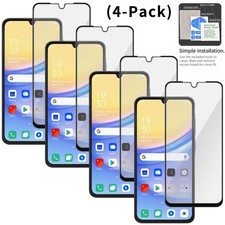 4 Pack For Samsung Galaxy A15 5G Tempered Glass Screen Protector Case Friendly