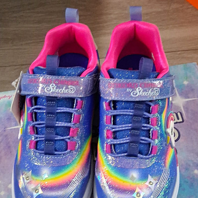 Skechers Unicorn Chaser Unisex Kids 1.5 Blue/Pink Low Top Light-Up 302298L