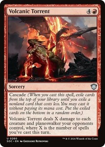 Volcanic Torrent - Commander: Secrets of Strixhaven
