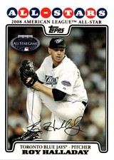 2008 Topps Updates & Highlights #UH56 Roy Halladay Gold Foil