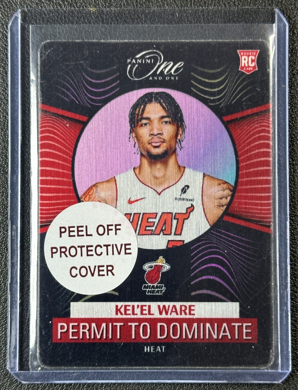 KEL'EL WARE 2024-25 PANINI ONE AND ONE #2 ROOKIE PERMIT TO DOMINATE ROOKIE RC SP