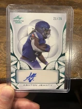 Ashton Jeanty Prospect Auto /25 Boise State Broncos 2024 Leaf Trinity 