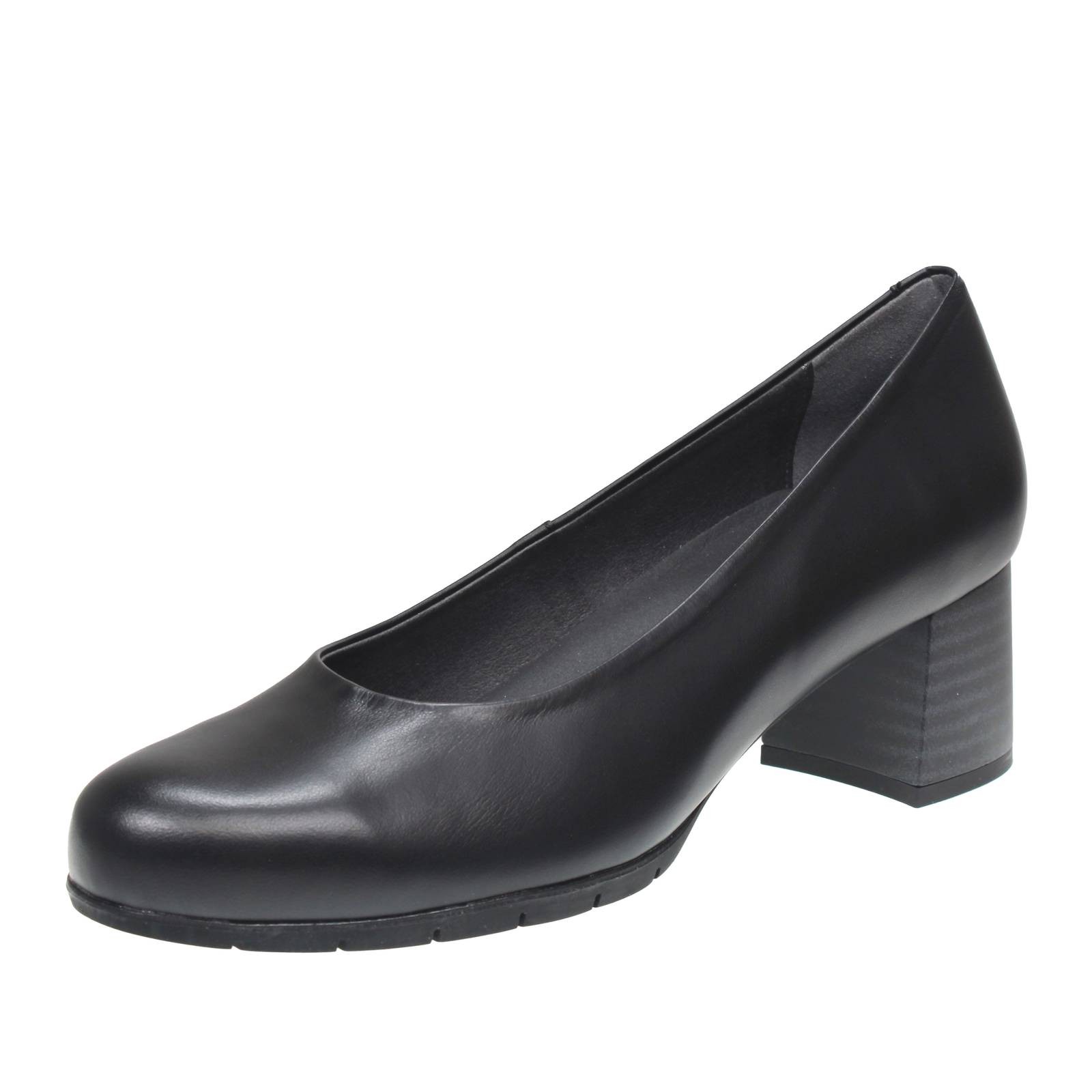 Pitillos Leder Pumps mit mittlerem Absatz schwarz - Größe 38 Damenschuhe