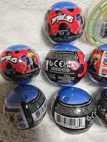 Mash'ems Miraculous SUPER Squishy Surprise Toy Lot Series 3 ZAG +Display Figure - Picture 3 of 8