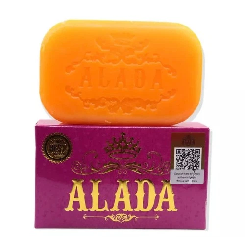 ALADA Whitening Soap Naturally Brightening Natural Extract Face Body 160G 2 Pack