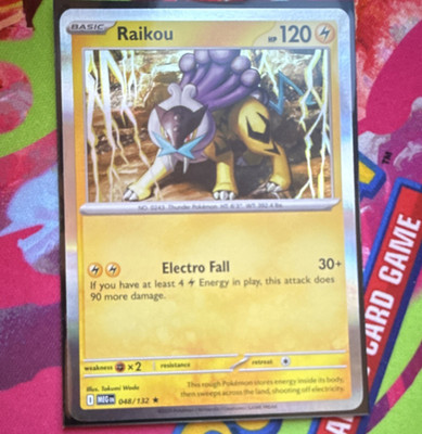 Pokémon Raikou 048/132 Me01: Mega Evolution Basic 120 HP Holo Rare