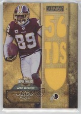 2012 Topps Triple Threads Relics Sepia 20/27 Santana Moss #TTR-75 0b2
