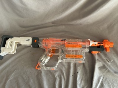 NERF E0733 Modulus Ghost Ops Shadow with Green LED Lights and Attachments