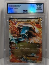 White Kyurem EX 96/135 Plasma Storm Holo MPE GEM MINT 10!!