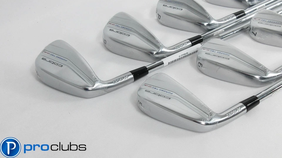 NEW Left Handed COBRA 2022 KING FORGED TEC ONE LENGTH IRONS 5-GW STEEL KBS STIFF - Image 2 of 4