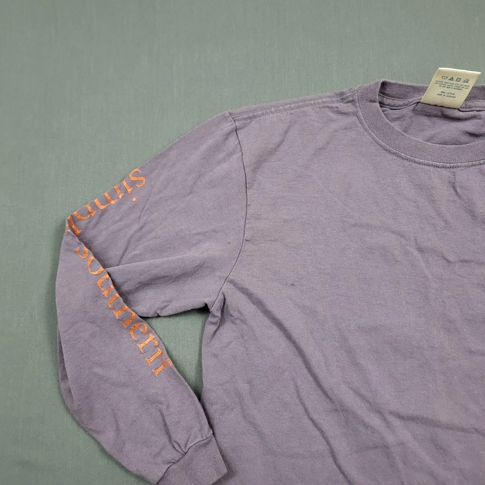 Camisa Simply Southern Jóvenes Niñas L Manga Larga Halloween Perro Pullover Púrpura Foto 2 de 4