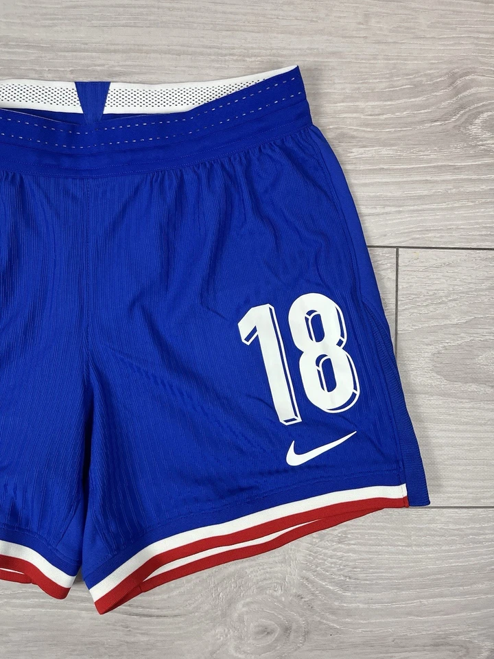 Nike France 2024 Christopher Nkunku #18 Player Issue Soccer Team Shorts Mens M S - Image 4 of 4