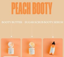 Peach Booty Bath Set Moisturizing Exfoliating...