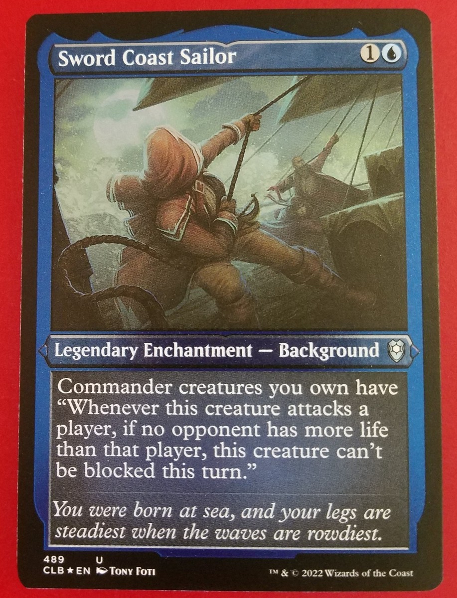 1x Sword Coast Sailor | FOIL-ETCHED | Battle for Baldur's Gate