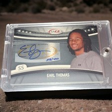 SEAHAWKS🔥L.O.B. Earl Thomas RC🔥 Silver Parallel Rookie Autograph 2010 SEATTLE