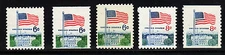 #1338   - 1338G 1968 - 71 Regular Issues Flag set - MNH