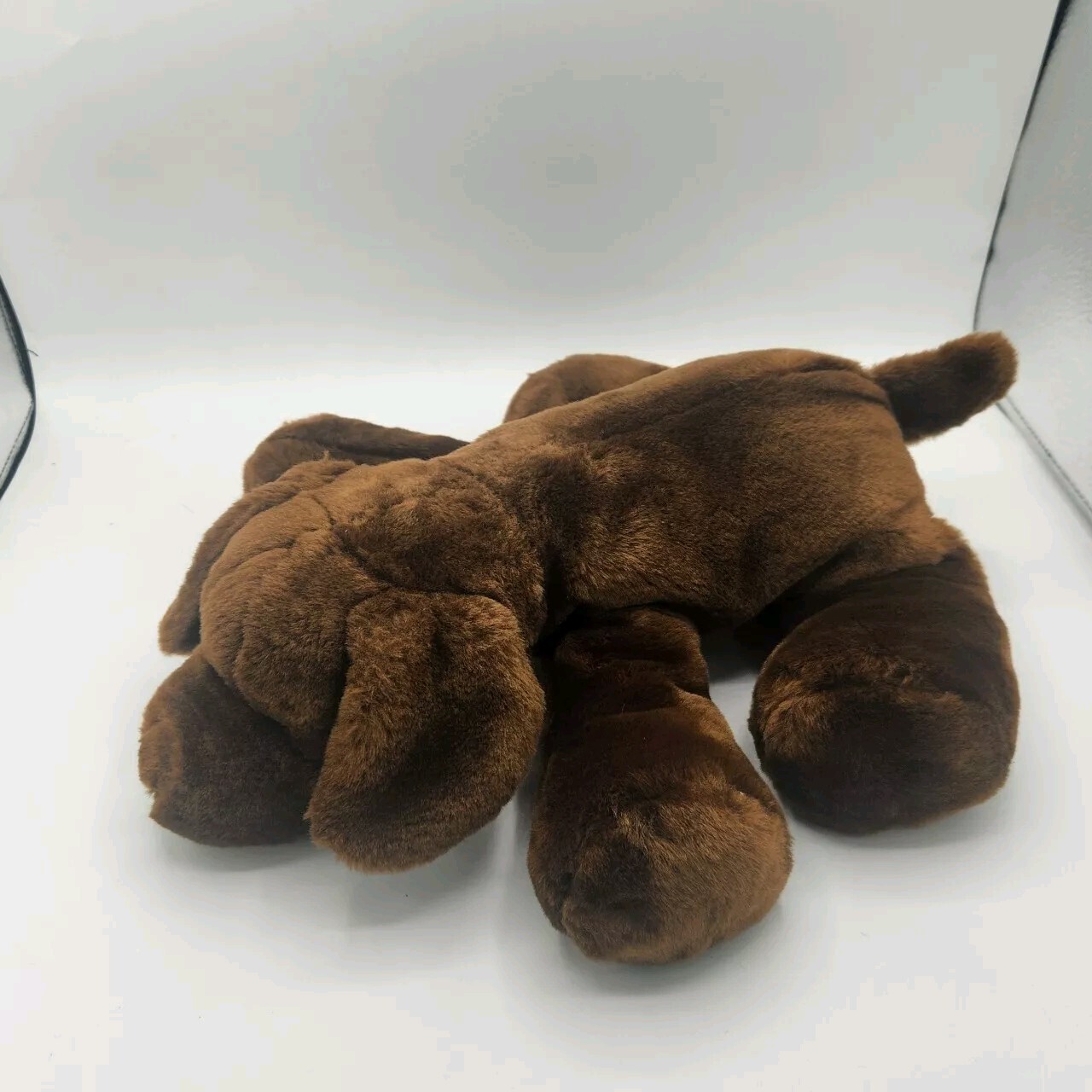 Vintage 2002 Brown Chocolate Lab Puppy Plush Soft Stuffed Animal Commonwealth