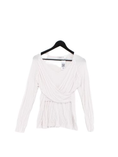Haut femme La Redoute vendre UK 12 viscose blanche avec élasthanne basique