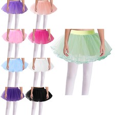 US Kids Girls Skirt Photography Skirts Jazz Miniskirt Gymnastic Playwear Classic