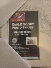 Eagle Scouts Photo Frame W/Mat 2005 4x6 Picture Made In USA Gold Eagle SEALED