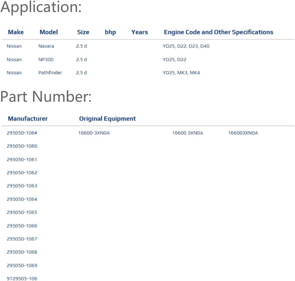 JUEGO INYECTOR COMBUSTIBLE 16600-3XN0A NISSAN YD25 DCi PARA D40 NAVARA EURO-5 E26 URVAN Foto 2 de 4