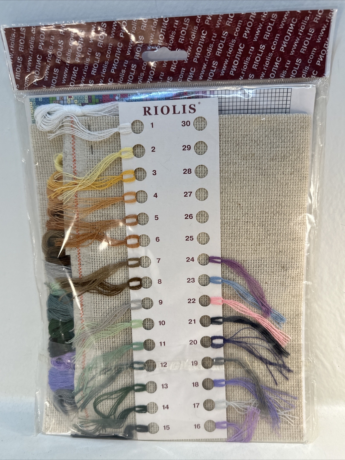 RIOLIS #1404French Lavender Counted Cross Stitch Kit 9.75"X9.75" Basket Flowers