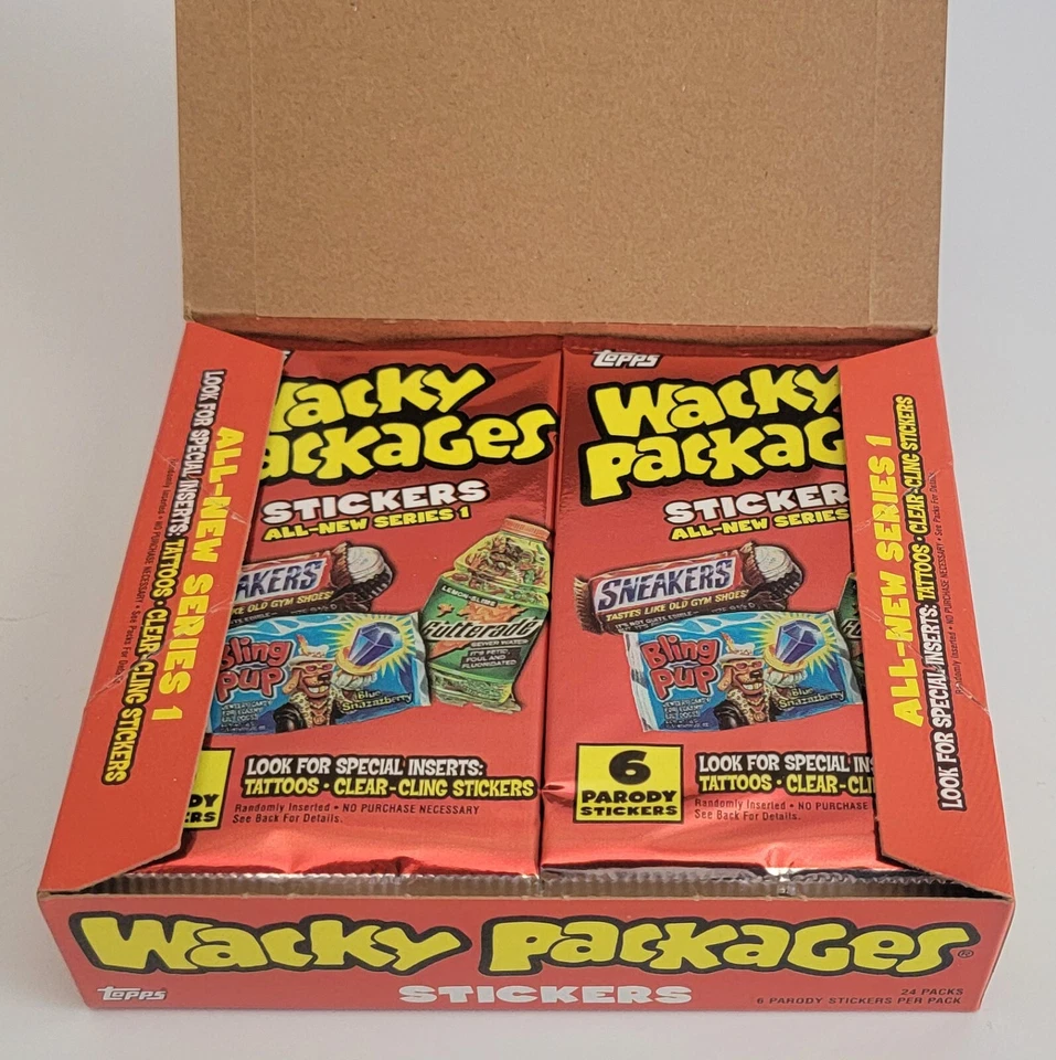 2004 WACKY PACKAGES ALL NEW SERIES ANS1 UNOPENED SEALED PACKS @@ NM/MT @@ - Image 1 of 1