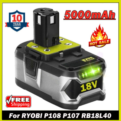 18V Lithium Battery For Ryobi P108 ONE Plus RB18L50
