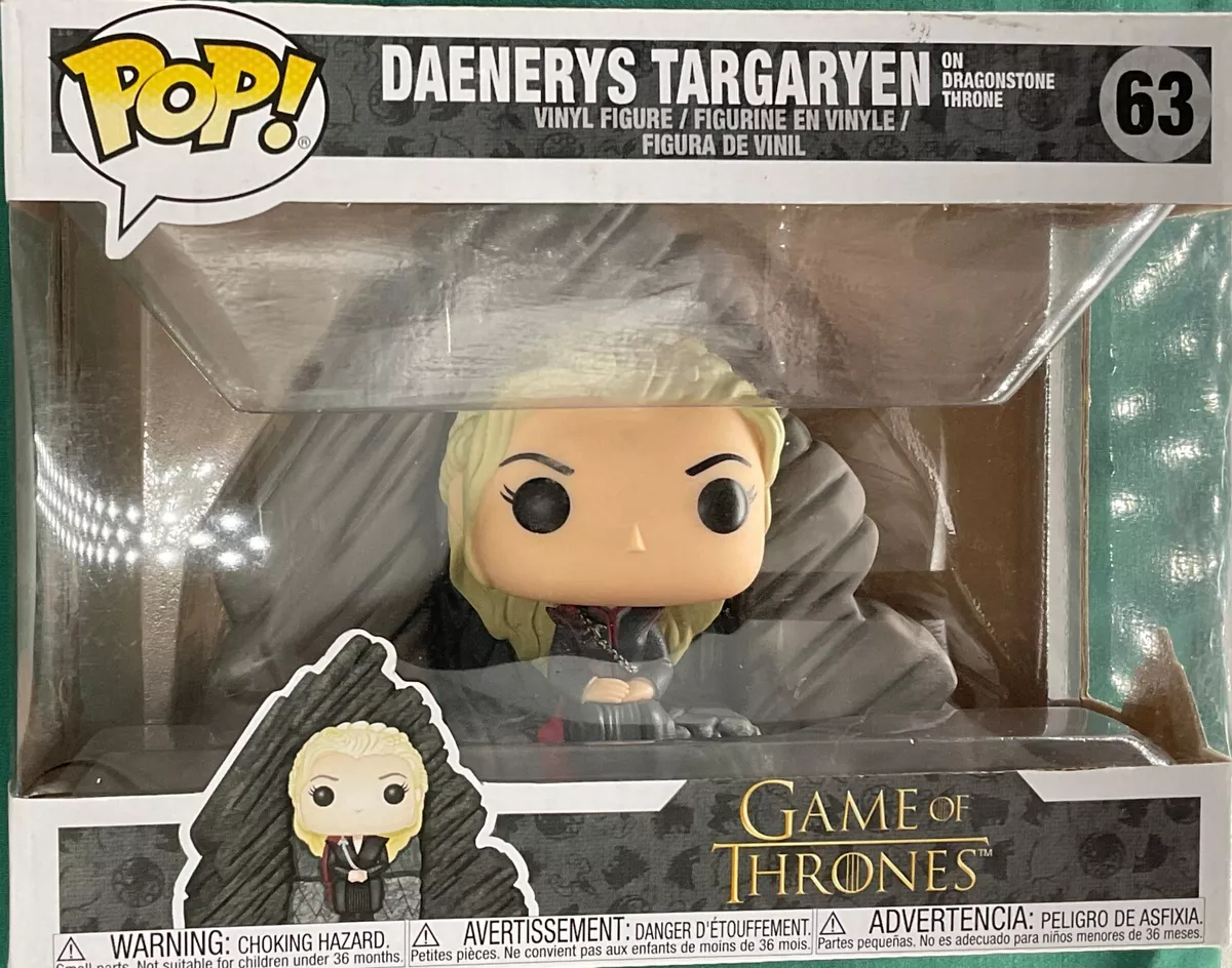 Daenerys Targaryen On Dragonstone Throne Funko Pop 63 Game of Thrones New  in Box