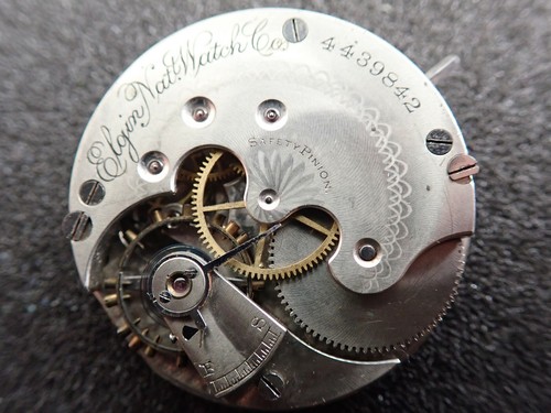 RELOJ BOLSILLO ELGIN H.C. VINTAGE TALLA 6 MOVIMIENTO GRADO 101 - NO FUNCIONA - Imagen 2 de 2