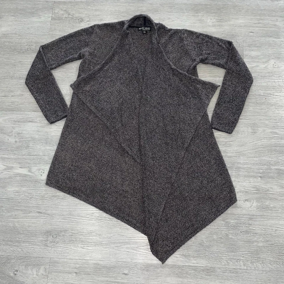 Cárdigan envolvente Barefoot Dreams Bamboo Chic Lite para mujer S/M frente abierto en cascada Foto 3 de 4
