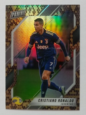 2022 Panini National Gold VIP #60 Cristian Ronaldo Portugal Snake Skin Prizm SSP