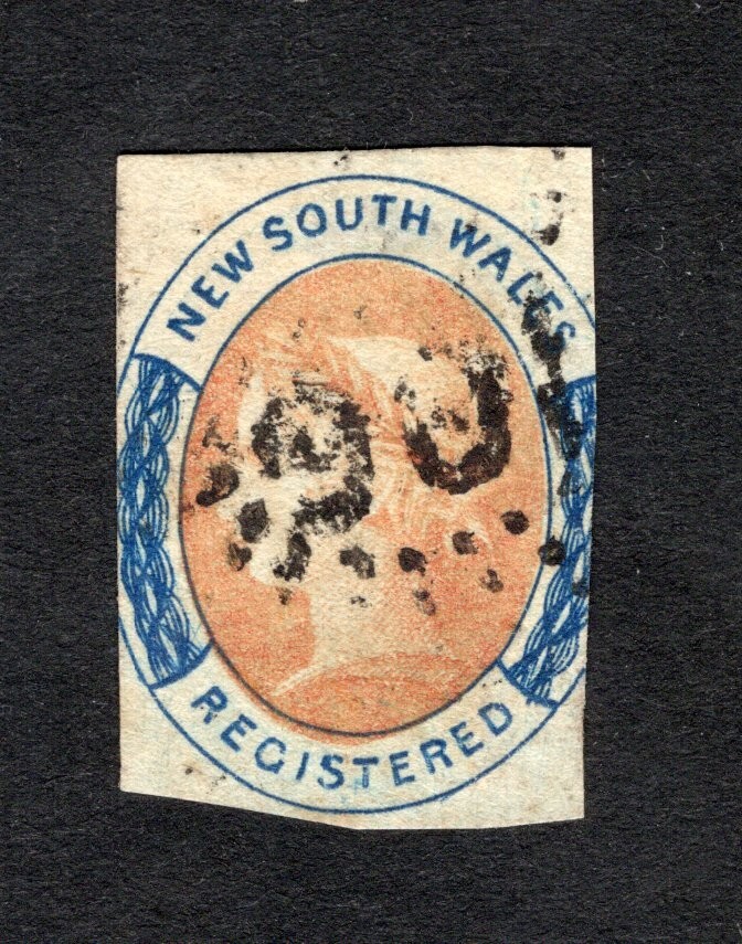 Australia New South Wales 1856 stamp SG#105 START15%ONLY used CV=315$