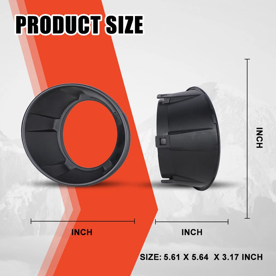 Fog Light Bezels For 2010 2011 2012 2013 Chevrolet Camaro Lamp Trim Covers Pair Foto 4 de 4